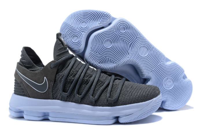 Nike KD 10 Dark Grey Reflective Silver - Click Image to Close